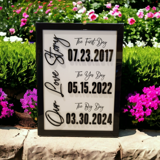 Our Love Story Sign